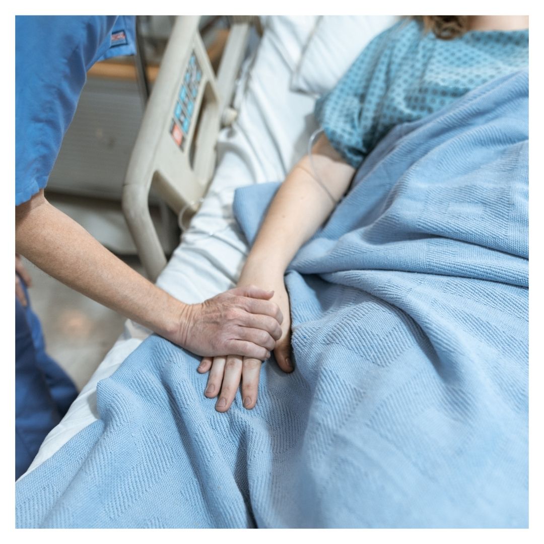 nurse with patient